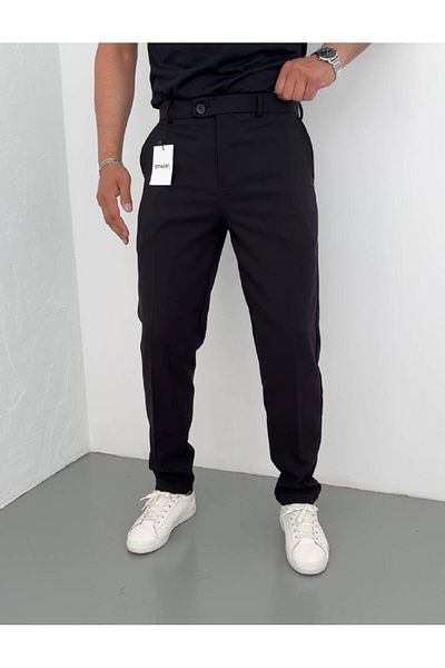 REX MODA Men's Old Money Double Fabric Trousers