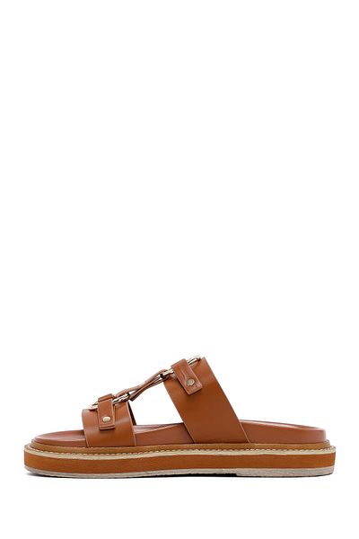 Derimod Women's Tan Accessory Slippers 25Sfe492518