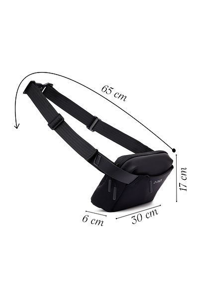 Derimod D-Pack Men's Black Waist Bag 25Sbd30266F