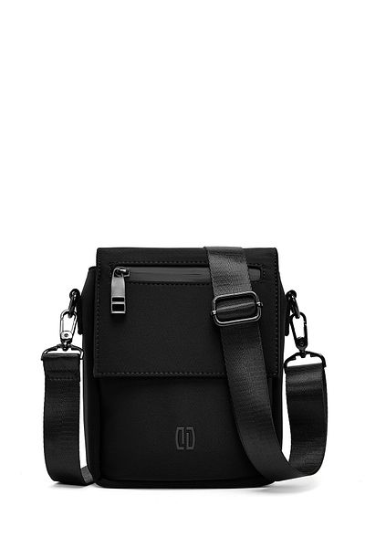 Derimod Men's Black Mini Messenger Bag 25Sbd30016F
