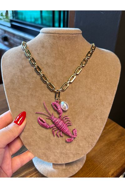 luxyansımalar Lobster Necklace