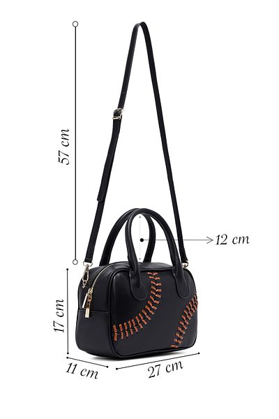 Derimod Women's Black Long Strap Classic Shoulder Bag 25Sbd202418