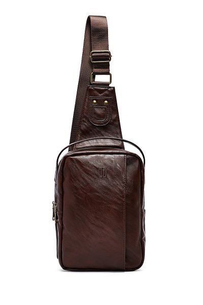 Derimod Men's Brown Mini Crossbody Bag 25Sbd300018