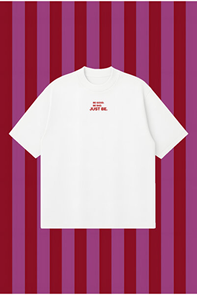 PURE POWER JustBe Boxy Fit Oversized Unisex T-shirt – T-shirt με τύπωμα | Streetwear