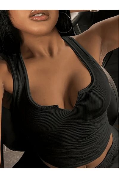MRA Fashion Women's Sleeveless V Neck Camisole Blouse