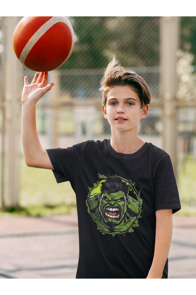 SEVBANO Σχεδιασμός Hulk Printed Unisex Avengers Movie Hero Παιδικό μπλουζάκι ...
