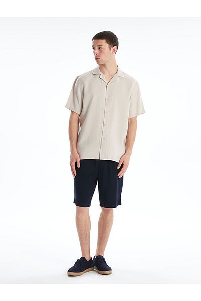 LC Waikiki LCW Vision Regular Fit Short Sleeve Dobby Men's Shirt