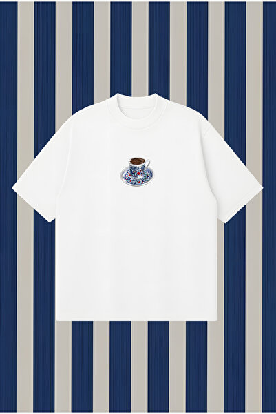 PURE POWER Turkish Coffee Boxy Fit Oversize Unisex Tshirt – Printed T-Shirt |...