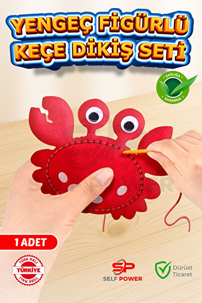 Self Power Çocuklar İçin Kendin Yap Keçe Dikiş El Sanatları 3 Yaş Ve Üzeri Ço...