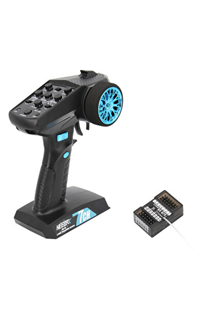 Choice1 مجموعة زرقاء من جهاز إرسال NEEBRC 2.4 جيجاهرتز 7 قنوات، نظام راديو، ج...