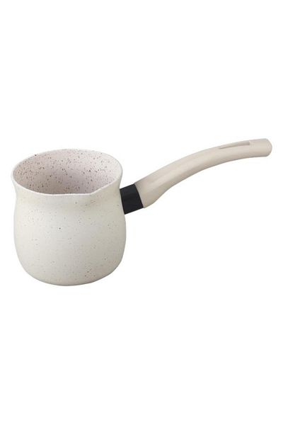 Generic PARFAIT Ergonomic Handle Alum Granite Milk Pan Beige 7 x 7cm 2019M-06-C