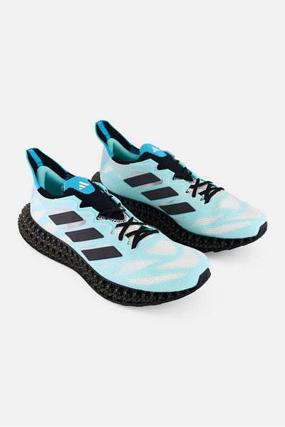 adidas حذاء جري برباط للرجال من 4DFWD، فيروزي