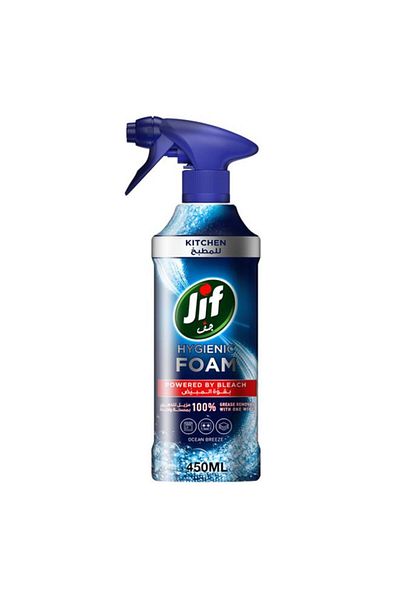 Generic Jif Ocean Breeze Hard SurfHygienic Foam Kitchen Spray 450ml 68479960
