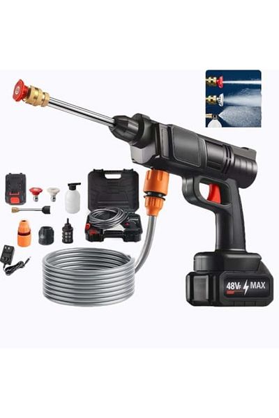 Generic Rechargeable Cordless Pressure Washer, 30Bar Pressure Water Spray Machine