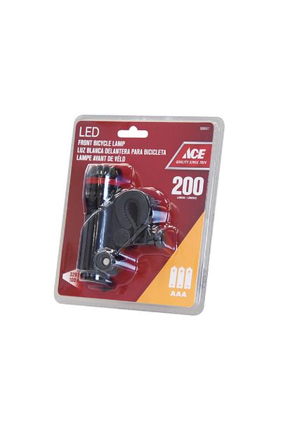 ACE 3W 200-Lumens High-Quality LED Front Bicycle Light