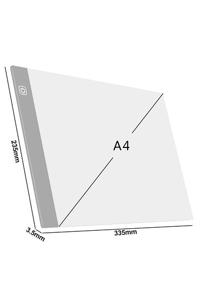 Choice A4 Gray A3/A4/A5 Three Level Dimmable Led Light Pad Drawing Board Pad Tracing Light Box Eye Protecti