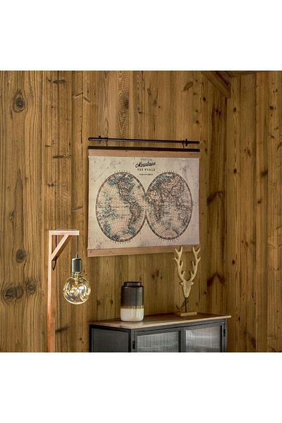 Generic atmosphera High Definition World Wild Hanging Canvas Frame Multicolor 100 x 78cm 182112