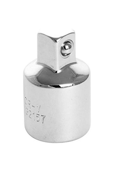 Generic Performance Tool Corrosion Resistant Female to Male Adapter Silver W32157