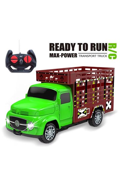 rexa Remote Control Transport Truck Toys for Kids With Light