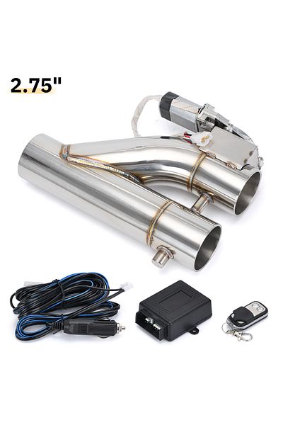 Choice 2.75 inch EMP90 Universal Stainless Steel 304 2.0" 2.25" 2.5" 3" Dual-Valve Electric Exhaust Downpip