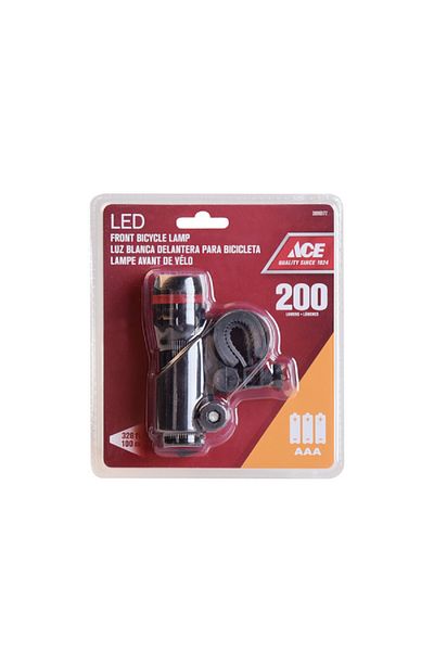 ACE 3W 200-Lumens High-Quality LED Front Bicycle Light