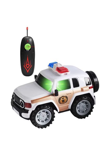 rexa Remote-Controlled Military Police Car Toy with Lights