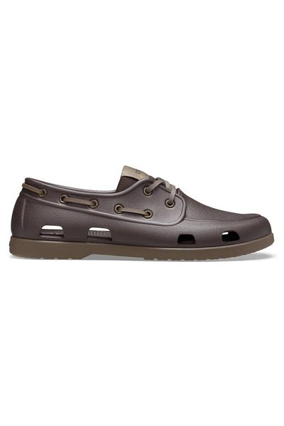 Crocs Men's Classic Boat Shoe 39-40 EU - M7 US Brown - Espresso/Walnut