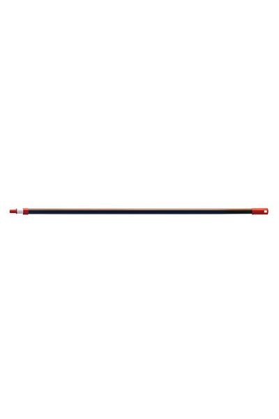 ACE Telescoping Mast Threaded Ends Steel Tip Extension Pole Black and Red 3.5-6.5ft
