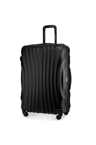 zagatto Troler mare, Negru, 75x48x29cm, Bagaj cala, 90L, Troller, Cifru, 4 roti 360, Valiza ABS, ZG505A
