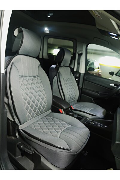 autogoodstore Fiat Egea Cross Uyumlu Lüx Oto Koltuk Minderi Ön Arka 5'li Set Elegance Gri ags