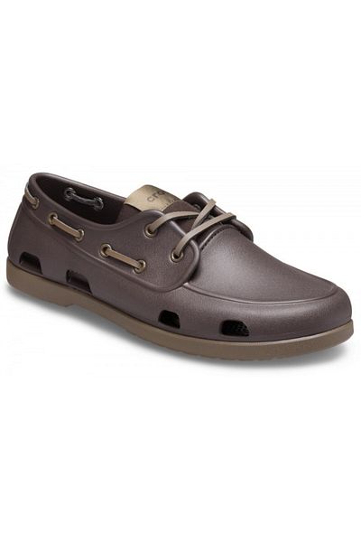 Crocs Men's Classic Boat Shoe 39-40 EU - M7 US Brown - Espresso/Walnut