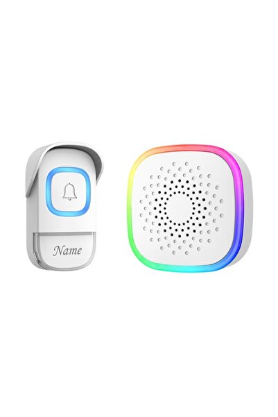 Generic جرس باب لاسلكي صغير عالي الجودة من ستارتيك، يعمل بمنفذ USB، لون أبيض RL-5990