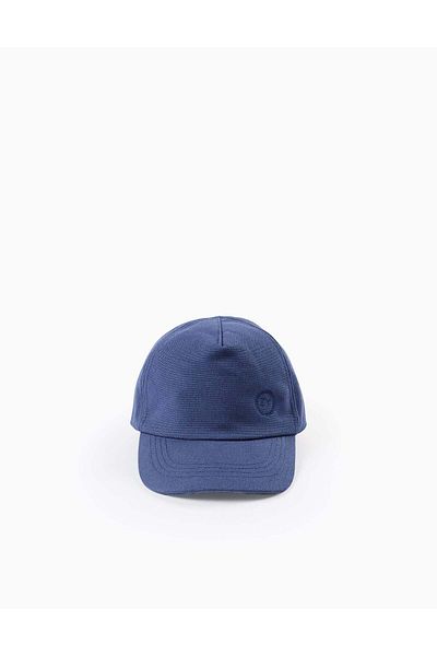 Ziddy Cotton Cap for Baby and Boys 'ZY', Blue