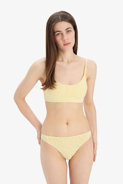 DeFacto Women's Patterned Bikini Set-Fall in Love E6601Ax25Sm