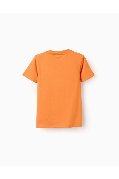 Ziddy Cotton T-shirt for Boys 'Summer', Orange