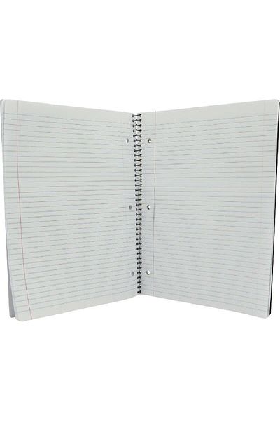 Roco Neon Light Grey Single Ruled Notebook A4 - 100 Sheets (Arabic)