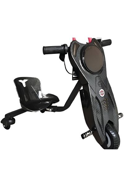 rexa Electric Scooter Black With Helmet Pad Set, Knee And Elbow Pads