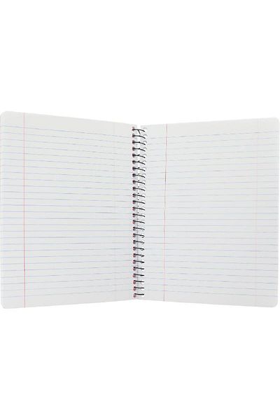 Roco Neon Black Single Ruled Notebook A5 - 100 Sheets (Arabic)