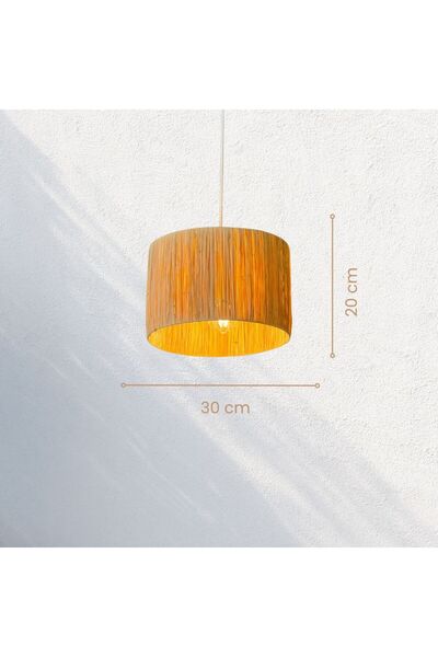 Maison Avf Kasos Rafya Hasır Bohem Avize