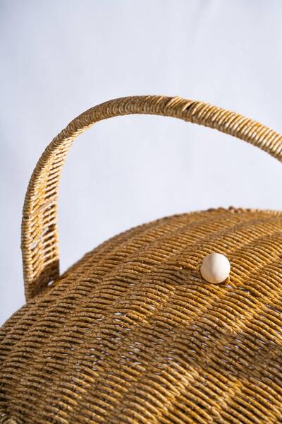 ACAR Nomad Wicker Picnic Basket with Lid