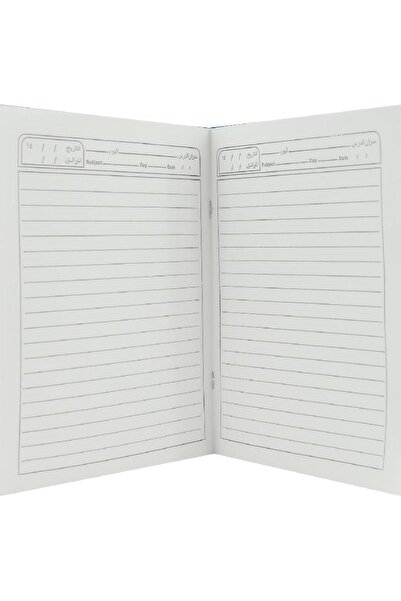 Roco Neon Light Grey Lined Notebook A5 - 40 Sheets