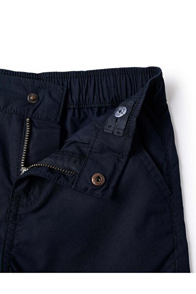 Ziddy Poplin Shorts for Boys 'Midi', Dark Blue