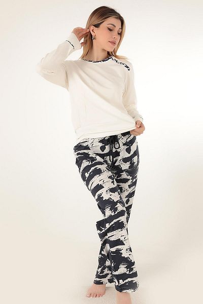 Miorre Patterned Women's Pajama Set