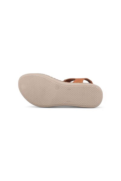 M.P. Women's Casual Sandals - Tan, Leather