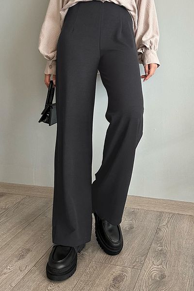 InStyle Pensli Palazzo Anthracite Trousers