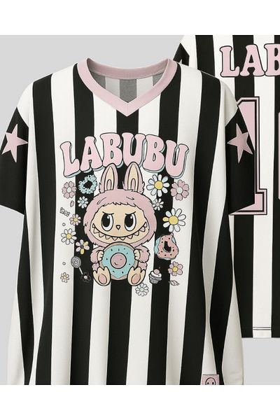 Touz Moda Μπλουζάκι Labubu Detail Jersey Jersey