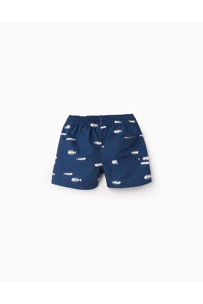 Ziddy Swim Shorts for Baby Boys 'Fishbone', Dark Blue