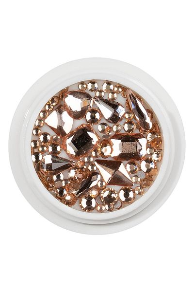 LUXORISE Cristale de unghii, Crystal Peach