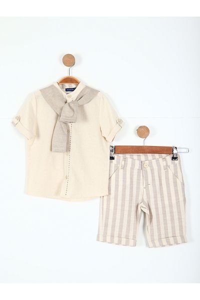 xo kids moda Boy's Bottom Top Shorts Set 1-5 Years 6211
