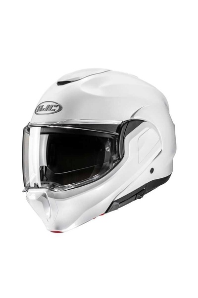 HJC KASK HJC F100 İNCİ BEYAZI 180 DERECE ÇENE AÇILIR